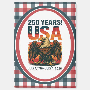 VS 250 jaar – Patriottische Bald Eagle 4 juli 2026 Magneet
