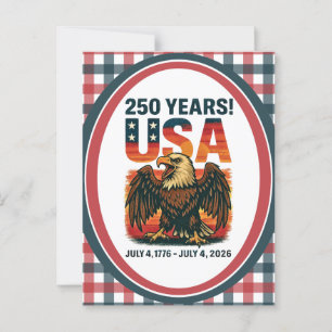 VS 250 Jaar – Patriottische Steenarend 4 juli 2026 Briefkaart