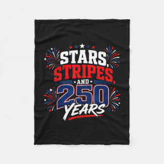 VS 250 jaar vier juli patriottisch 1776 Fleece Deken