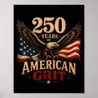 VS 250 jaar vier juli patriottisch 1776 Poster