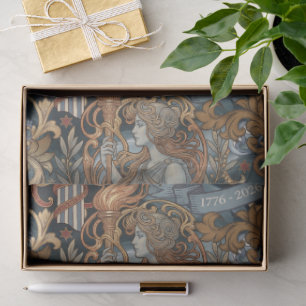 VS 250 Liberty Art Nouveau Patroon ID1302 Tissuepapier