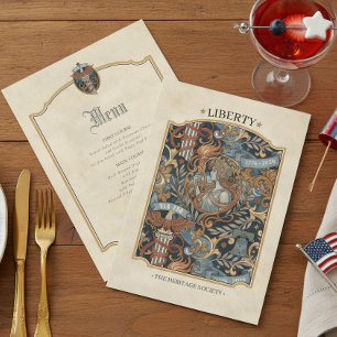 VS 250 Liberty Art Nouveau Rand Menu ID1302 Kaart