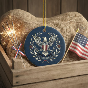 VS 250 Patriottische Adelaar Erfgoed Motief Marine Keramisch Ornament