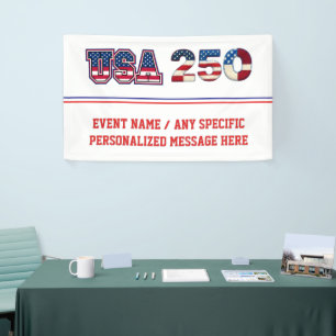 VS 250 Patriottische Sjabloon Spandoek