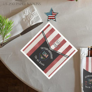 VS 250 We the People Patriottisch Jubileum Papier  Servet