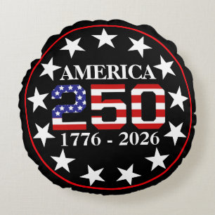 VS 250e verjaardag 1776-2026 Amerikaanse vlag Rond Kussen