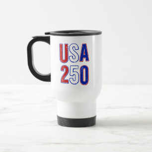 VS 250e verjaardag 1776-2026 Patriottisch Amerikaa Reisbeker