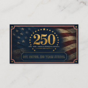 VS 250ste verjaardag 1776-2026 Gaven van Amerik Visitekaartje