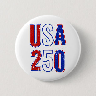 VS 250ste verjaardag 1776-2026 Patriottisch Amerik Ronde Button 5,7 Cm