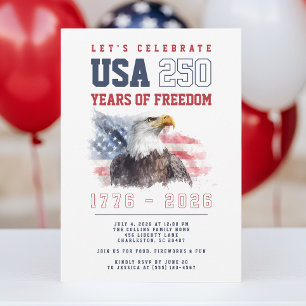 VS 4 juli America's 250e verjaardagsfeestje Kaart