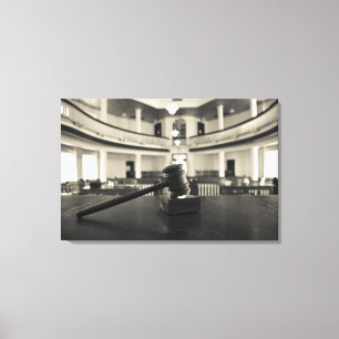 VS, Alabama, Monroeville. Thuis van schrijvers Canvas Afdruk