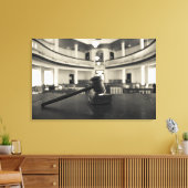 VS, Alabama, Monroeville. Thuis van schrijvers Canvas Afdruk (Insitu (Woonkamer))