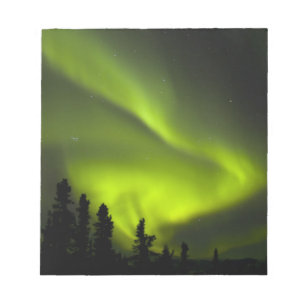 VS, Alaska, Chena Hot Springs. Aurora Borealis 2 Notitieblok