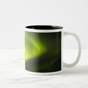 VS, Alaska, Chena Hot Springs. Aurora Borealis 2 Tweekleurige Koffiemok