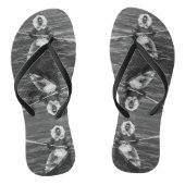 VS Alaska eskimo en zijn kajak Teenslippers (Voetbed)