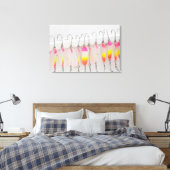 VS, Alaska, Hoonah. Commerciële zalm Gevist Canvas Afdruk (Insitu (Slaapkamer))