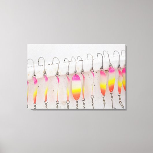 VS, Alaska, Hoonah. Commerciële zalm Gevist Canvas Afdruk (Voorkant)