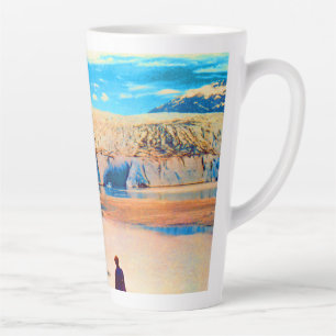  VS Alaska Mendenhall glacier Juneau Latte Mok