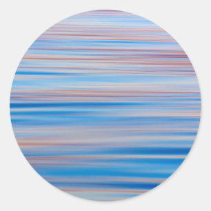 VS, Alaska. Water Abstract bij zonsondergang Ronde Sticker