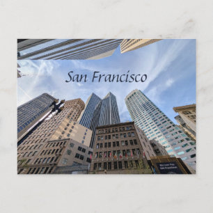 VS Amerika San Francisco Stad Silhouette Scene Uit Briefkaart