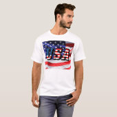 VS - Amerikaans Shirt van de vlag (Voorkant volledig)