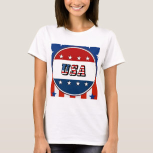 VS - Amerikaanse vlag en sterren in cirkel #2 T-shirt
