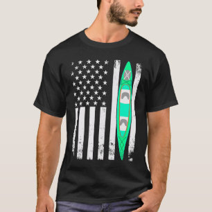 VS Amerikaanse Vlag Kayak Sporten Patriottisch Kay T-shirt