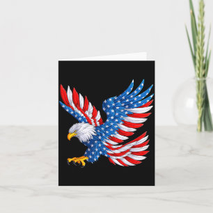VS Amerikaanse Vlag Patriottisch 4 juli Steenarend Kaart