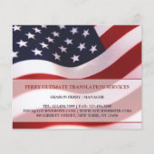 VS Amerikaanse Vlag Patriottische Flyer Sjabloon (Voorkant)