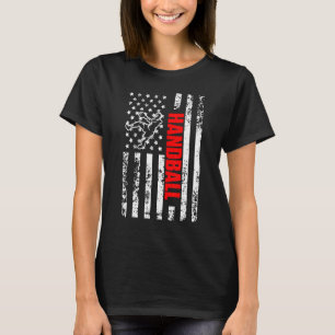 VS Amerikaanse Vlag Sport Patriottische Handbal T-shirt