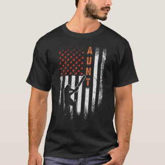  VS Amerikaanse vlag trots cricket tante Silho T-shirt