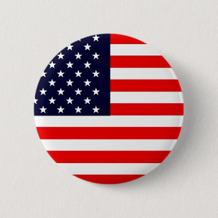 VS-AMERIKAANSE VLAGGENreeks Ronde Button 5,7 Cm