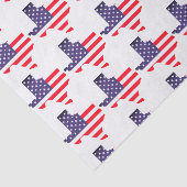 VS Amerikaanse vlaggestars & Stripes Tissuepapier (Detail)