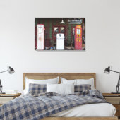 VS, Arizona. Chloride Ghost Town, oud gas Canvas Afdruk (Insitu (Slaapkamer))