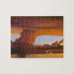 VS, Arizona, Grand Canyon NP. Zonsondergang creëer Legpuzzel