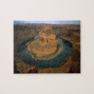 VS, Arizona. Horseshoe Bend laat erosie zien door Legpuzzel