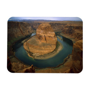 VS, Arizona. Horseshoe Bend laat erosie zien door Magneet