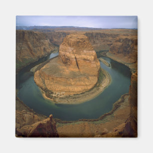 VS, Arizona. Horseshoe Bend laat erosie zien door Magneet