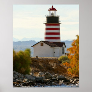 VS, Arizona, Lake Havasu City. Uitzicht West Poster