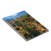 VS, Arizona. Uitzicht woestijn Notitieboek (Rechterzijde)