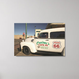 VS, Arizona, Williams: Cruisers Cafe 66 Oud Canvas Afdruk