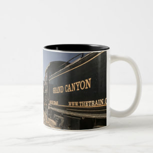 VS, Arizona, Williams: Grand Canyon Railroad Tweekleurige Koffiemok