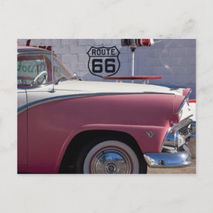 VS, Arizona, Williams. Rt. 66 Stad, jaren 50 Briefkaart