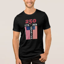 VS/BENNINGTON-VLAG 250-ONTWERP VOOR DONKERE SHIRTS