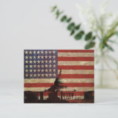 VS-Briefkaart met Silhouette of Capitol Hill Briefkaart (Staand voorkant)