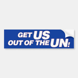VS buiten de VN Bumpersticker