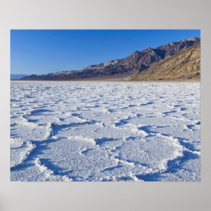 VS, CA, Death Valley NP, Zoutformaties bij Poster