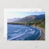 VS, Californië, Big Sur, baai langs Highway 1. Briefkaart (Voorkant / Achterkant)