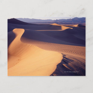 VS, Californië, Death Valley, zandduinen, dageraad Briefkaart
