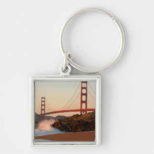 VS, Californië. Gezicht op Golden Gate Bridge Sleutelhanger